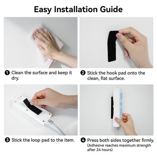 🔥🔥🔥Heavy Duty Hook and Loop Strips(40PCS)