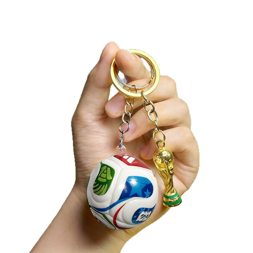 ⚽️💕🎁FIFA Trophy and Ball Keychain World Cup Souvenir Gift - Collectible Fan Item