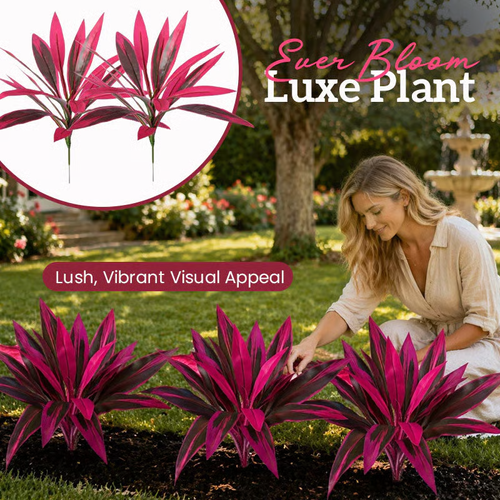 🔥 LAST DAY 50% OFF! 🏡🌿Artificial Red Cordyline Ti Plant – No-Fuss Year-Round Vibrant Foliage!