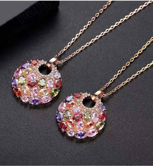 💎💍🌈Colored Zircon Jewelry Set