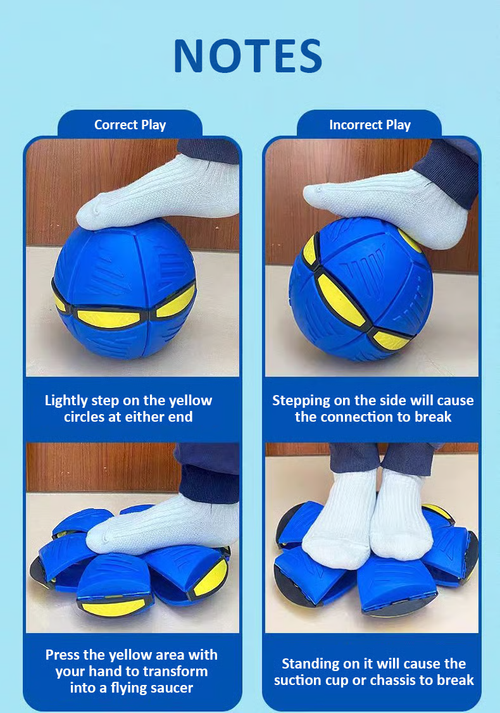 Children's bouncing ball  Magic metaball   Magic Flying Saucer  bouncy ball  Parent-child interaction  Suitable for small dogs）