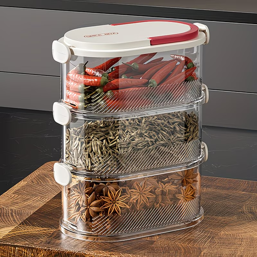 🔥🔥🔥StackFresh  3 Layer Fridge Organizer