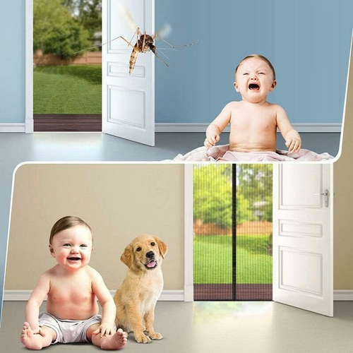🔥Magnetic Screen Door（🔥 Limited-time offer with free gifts：1 x Pack Magic Tape Roll+1 x Packs of push pins）