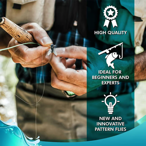 🔥Simulated Flies Fishing Attractor Bait Hook(20pcs)