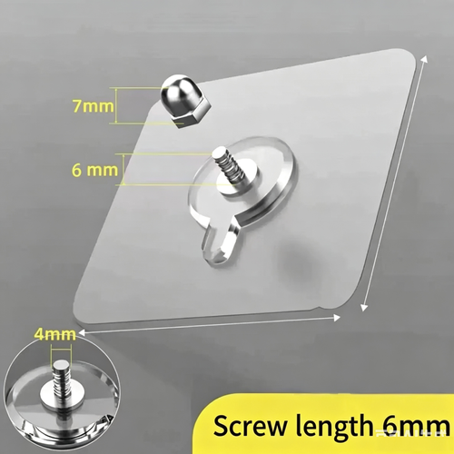 🔥🔥Self Adhesive Nails Wall Mount Non-Trace Screw Hook Stickers(10pcs)