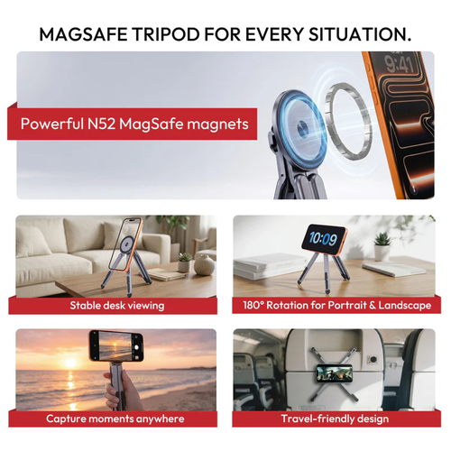 🔥🔥3-in-1 MagLock Stand - Laptop Riser, Phone & Tablet Stand