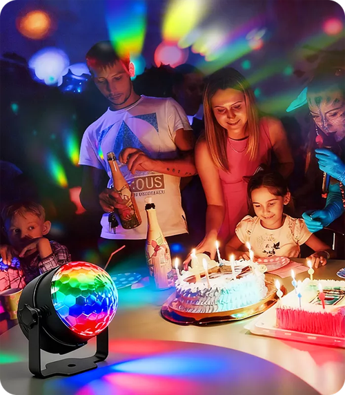 🔥Christmas Limited-Time Offer: 50% OFF!!!🔥Colorful Rotating Magic Disco Ball Light