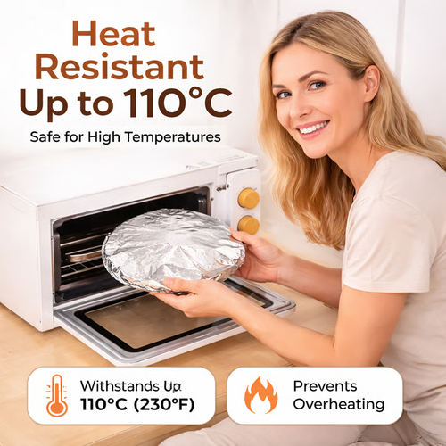 🥘Aluminum Foil Heat Shield Covers – No Plastic 🥘(100pcs)