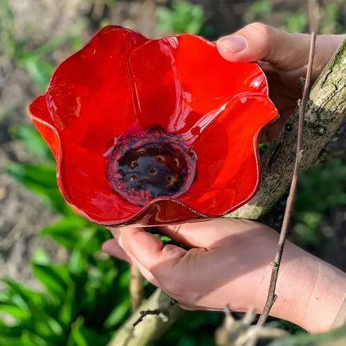 🌸 Everlasting Garden Blooms - Handmade Metal Flower Garden Stake🐦