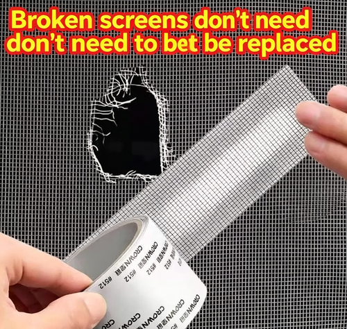 🔥🔥Stop Bugs & Tears Instantly – The Ultimate Window Screen Fix Kit!