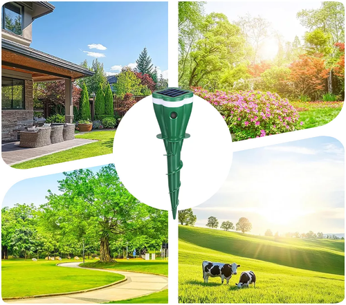 🐀🐦🐝Solar-powered ultrasonic animal deterrent