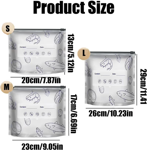 💥Reusable Aluminum Foil Freshness Seal Bags（30pcs）💥💥💥
