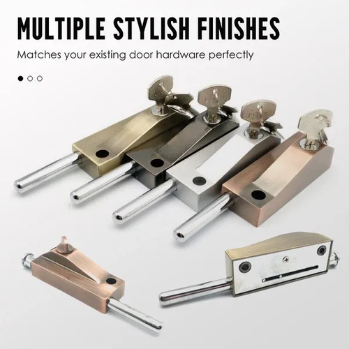🚪🚪Spring Loaded Sliding Door Lock