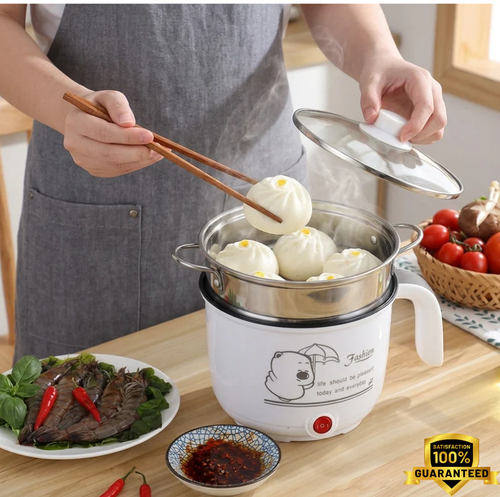 😀Free Home Delivery | Portable Multifunctional Non-Stick Electric Pot – 2 Liter