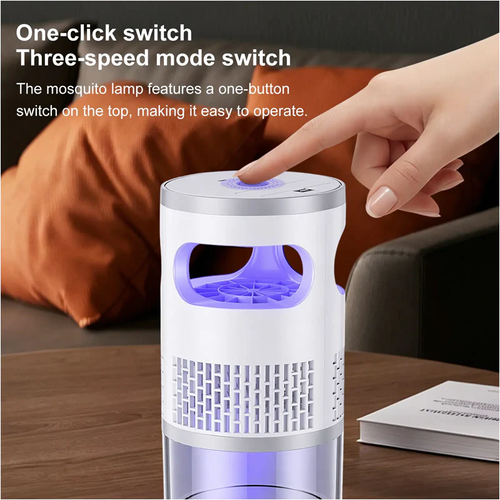 🦟 50% OFF NOW!🔇 Indoor LED Insect Killer – Bionic UV Trap and Night Light – Quiet and Safe for the Bedroom – Chemical-Free Mosquito Killer 💡
