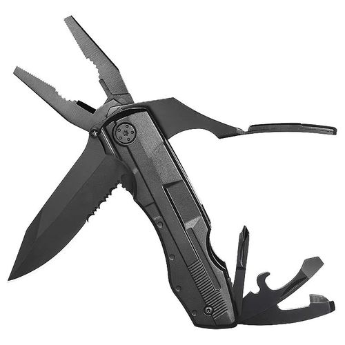 10-in-1 German Steel Tactical Tool - Knife Saw Pliers Bottle Opener All in One