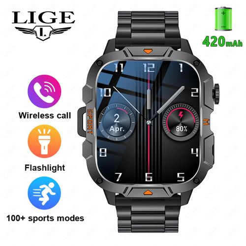 Multi-Function Sport Watch Bluetooth Call 1.3 Inch HD Screen HR SpO2 IP68