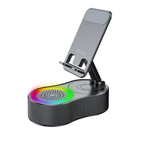 5 in 1 Bluetooth Speaker with HD Sound Phone Holder and Emergency Charger for Car Outdoor