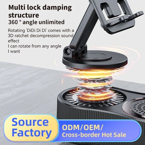 5 in 1 Bluetooth Speaker with HD Sound Phone Holder and Emergency Charger for Car Outdoor