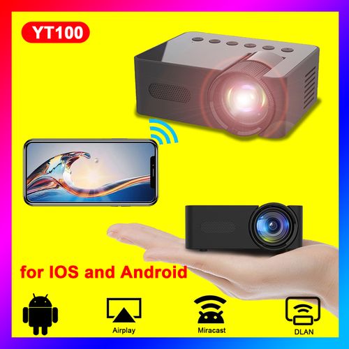 Mini HD Portable Projector for Home and Office with Smartphone Sync