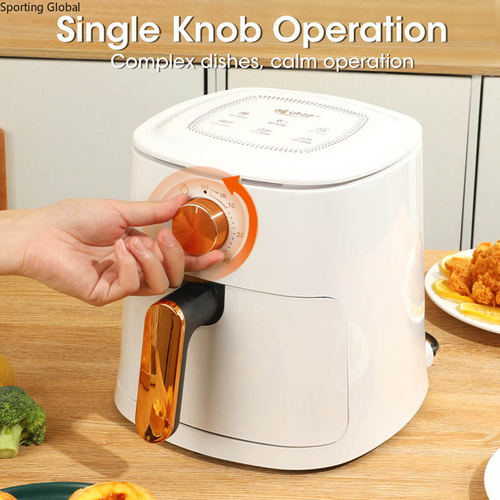 Air Fryer, 4L capacity, multi-functional household electric air fryer, mechanical control air fryer.