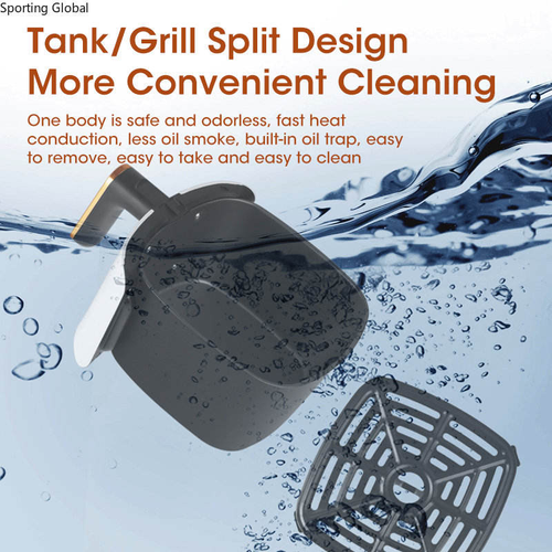 Air Fryer, 4L capacity, multi-functional household electric air fryer, mechanical control air fryer.