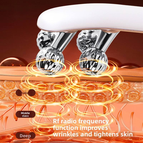 Y-shaped EMS Radio Frequency Microcurrent Vibration Facial and Neck Beauty Device