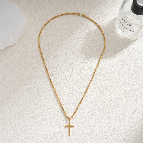 cross pendant necklace men