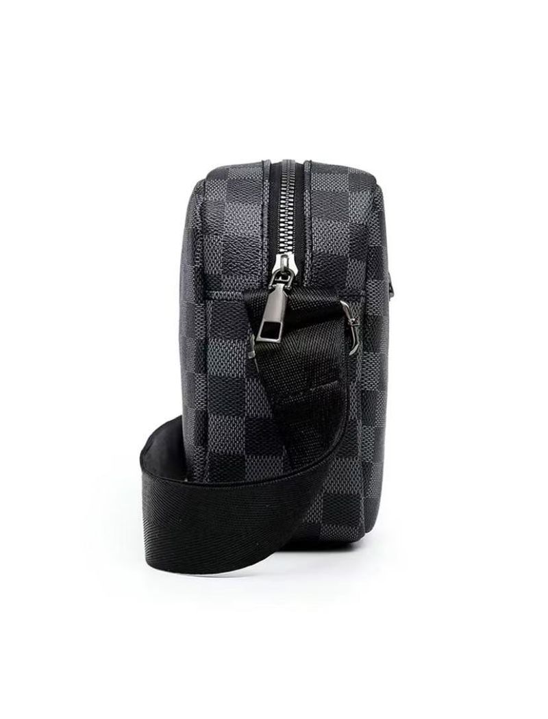 Luxury Jewelry Lion Men's Shoulder Bag Black City Minimalism！！😍