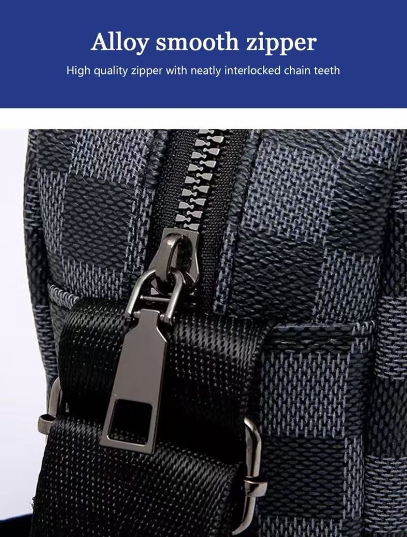 Luxury Jewelry Lion Men's Shoulder Bag Black City Minimalism！！😍