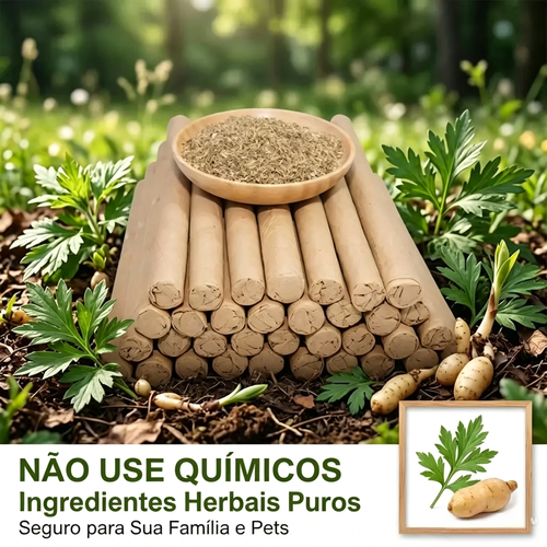 Natural Defense - Embalagem de 10, 20 ou 30 barras de aromaterapia orgânicas de artemísia - Repelente de mosquitos não tóxico - Auxiliar no sono