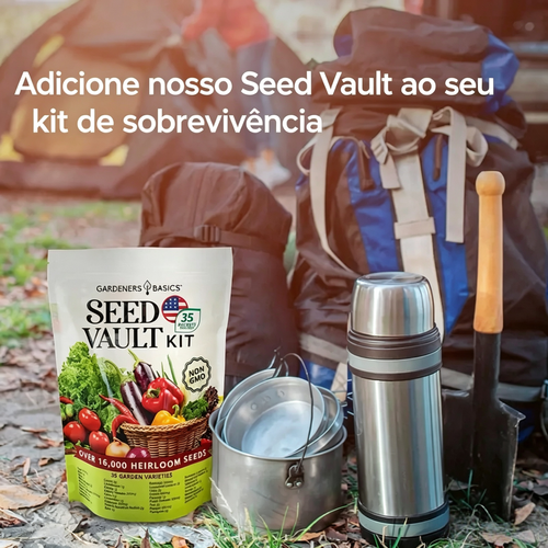 Kit de Armazenamento de Sementes de Legumes – Pacote com 35 variedades, ideal para cultivo em casa e para armazenar sementes de legumes tradicionais. Ótimo presente para quem gosta de jardinagem.