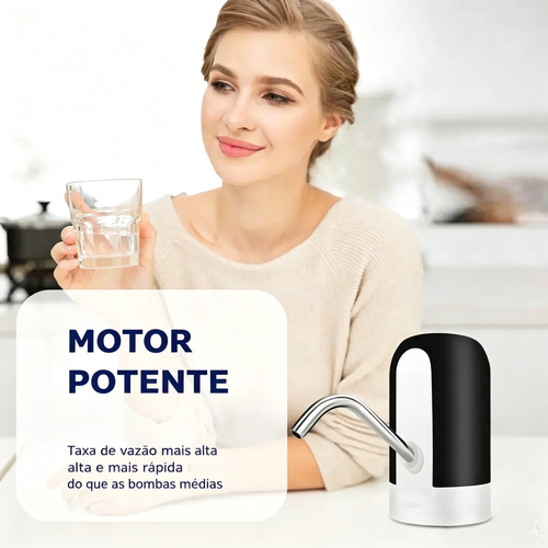 Dispensador de água de garrafa de 5 galões - chaleira de 5 galões bomba de água recarregável USB, sem BPA, mangueira de silicone de grau alimentar, bico de aço inoxidável - bateria recarregável 60-80 dias, cozinha ao ar livre Escritório de campismo Operação simples