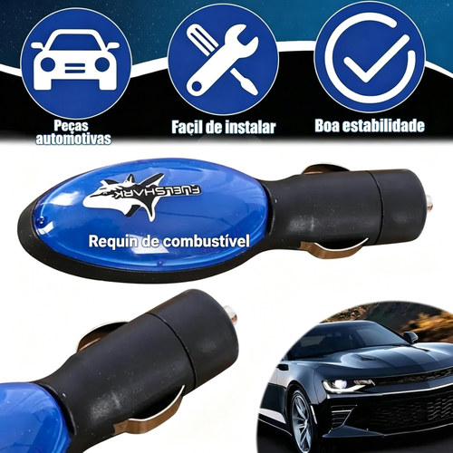 Artefactos de poupança de combustível automóvel, poupadores portáteis de combustível para automóveis, estabilizadores de tensão para isqueiros de cigarros ajudam a melhorar a eficiência do combustível e o desempenho do motor