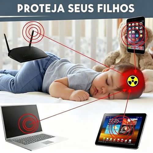 Adesivos para reduzir a emissão de campos eletromagnéticos, adesivos protetores para vários dispositivos. Acabamento prateado elegante, adequado para celulares, laptops e AirPods.