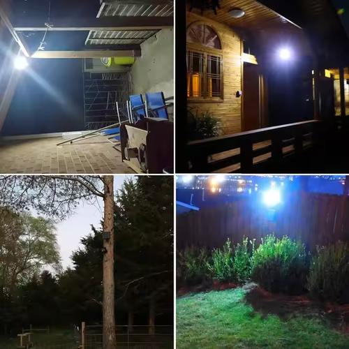Patio Lighting Low Voltage Security Solar Panel Flood Light