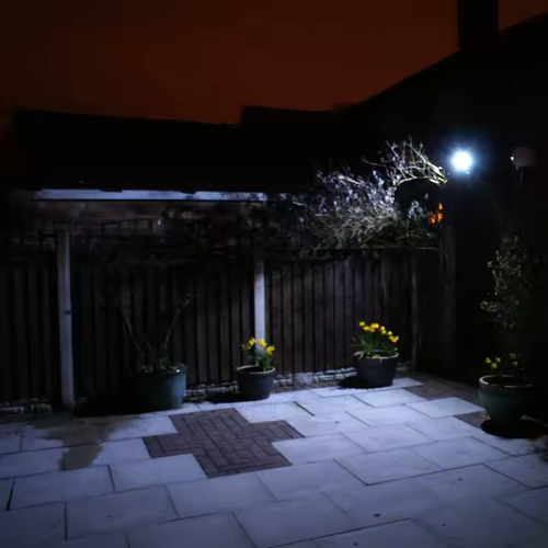 Patio Lighting Low Voltage Security Solar Panel Flood Light