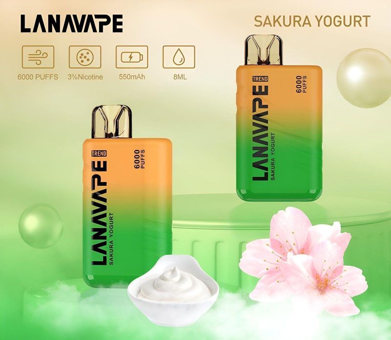 LANA TREND 6000口一次性電子煙霧彈全新登場
