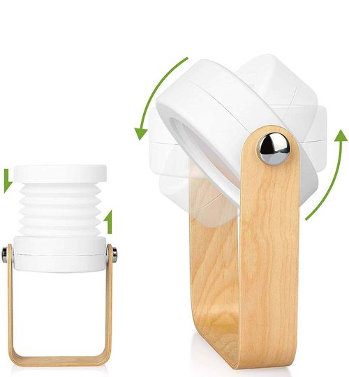 Portable Rechargeable Cordless Table Lamp Hangable Touch Control Night Table Lamps