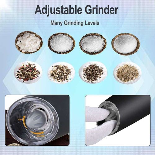 Electric Pepper Mill Pepper Sea Salt Powder Gravity Sensor Automatic Grinding Machine