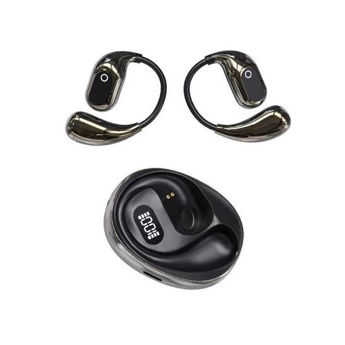 Smart Bluetooth Headset Digital Display True Wireless Headset Sports Ear Hook Headset