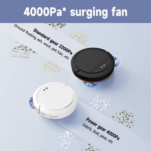 Intelligent Sweeping Robot (Automatic Household Sweeping, Vacuuming and Mopping Auto Recharge with Voice)