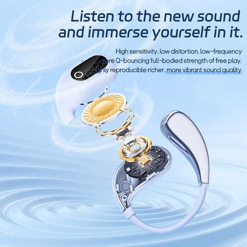 Smart Bluetooth Headset Digital Display True Wireless Headset Sports Ear Hook Headset