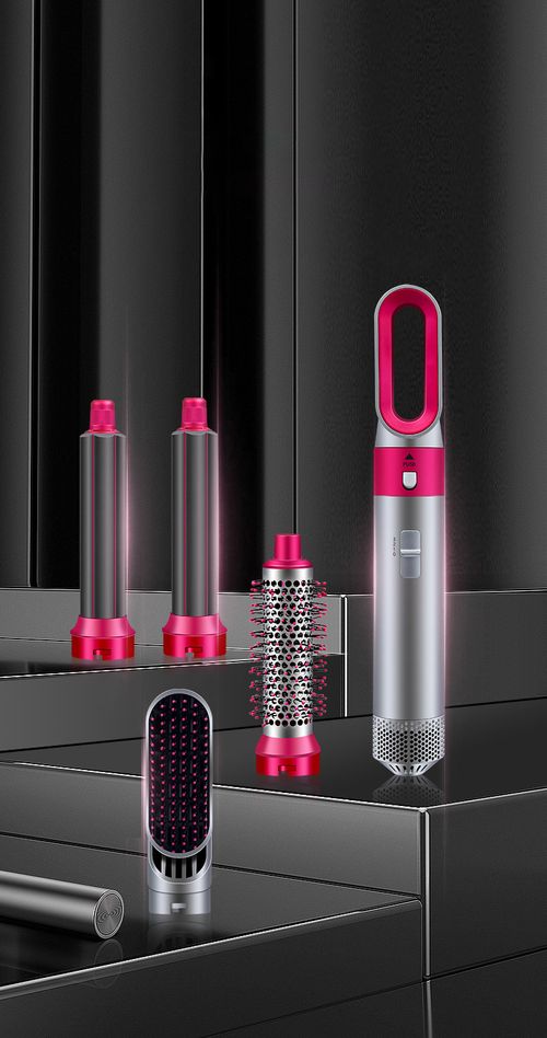 6-in-1 Hair Dryer with High-Speed Curling and Straightening Blow Dryer for Multi-Purpose Hair Care