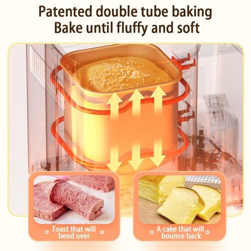 Automatic Multifunctional Bread Maker | Breakfast, Baking & Ice Cream in One