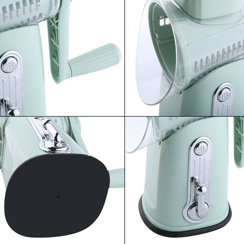 Multifunctional Shredder 5-in-1 Stainless Steel Rotary Cheese Shredder with Non-Slip Handle for the Kitchen
