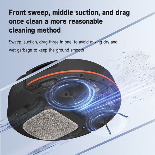 Intelligent Sweeping Robot (Automatic Household Sweeping, Vacuuming and Mopping Auto Recharge with Voice)