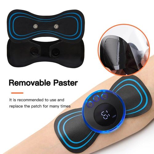 Neck Massager 8 Modes Neck Back Patch Muscle Stimulator Easy Experience Massage
