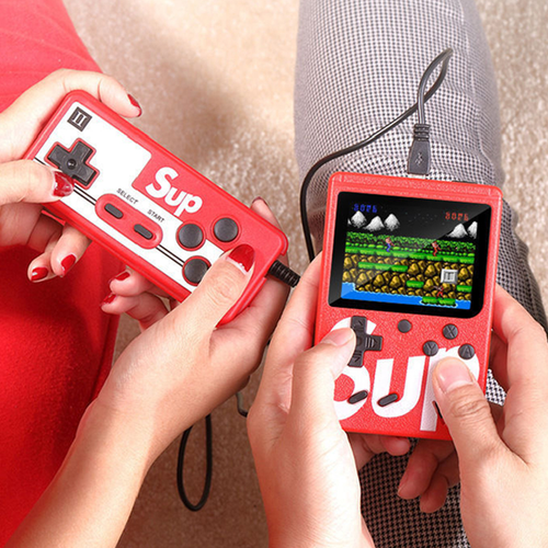 Intelligent single two-player handheld game console portable classic game player support TV connection