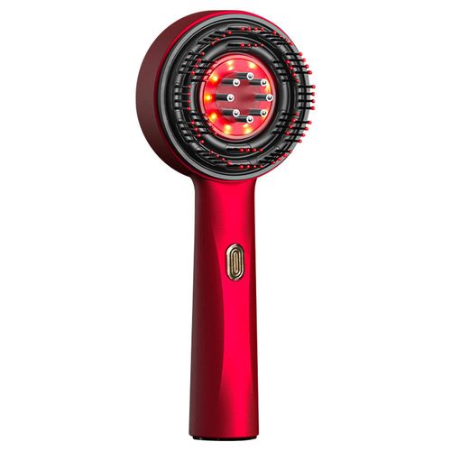 USB Rechargeable Head Massager Brush Soft Scalp Liquid Therapy Head Massage Comb Electric Scalp Oiler For Hair Growth